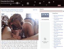 Tablet Screenshot of cheating-slut-wife.com